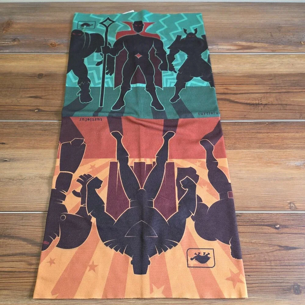 Turtle Fur Totally Tubular Neck Gaiter Good vs Evil